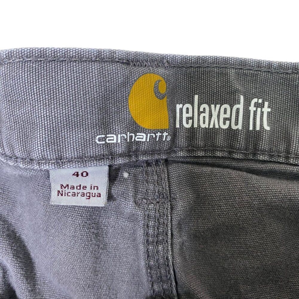 Carhartt Relaxed Fit Canvas Utility Work Short 40 - Picture 4 of 4